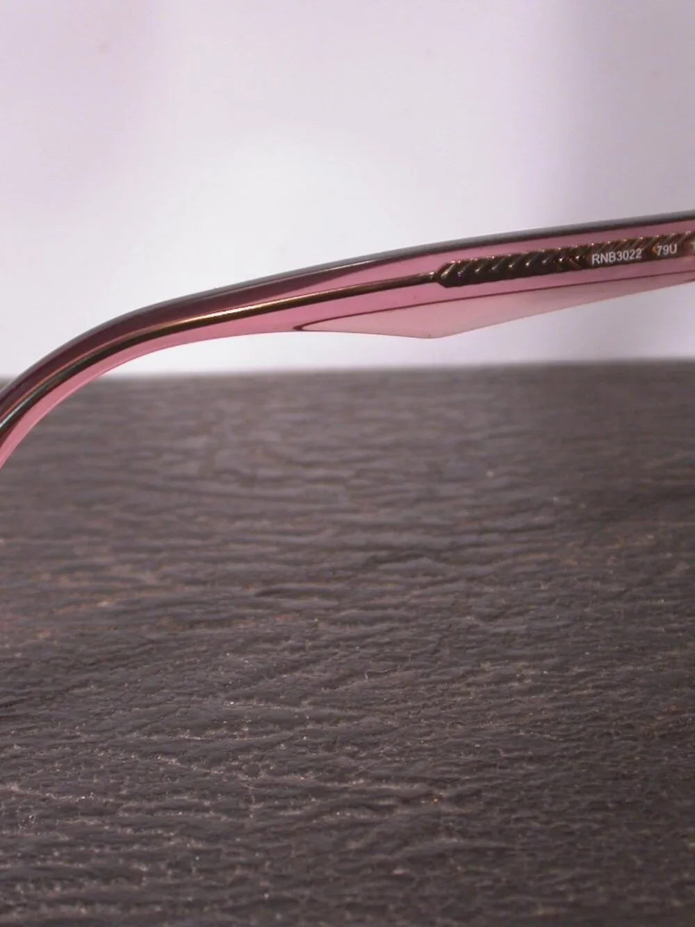 Rag & Bone Clear Dusty Rose Pink and Gold Eyeglasses Frames